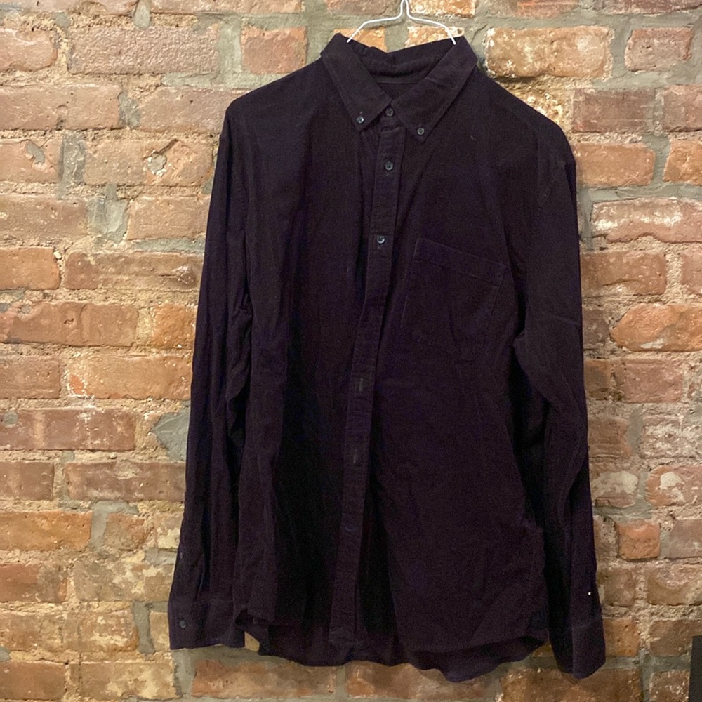 Club Monaco Corduroy Button Down Shirt